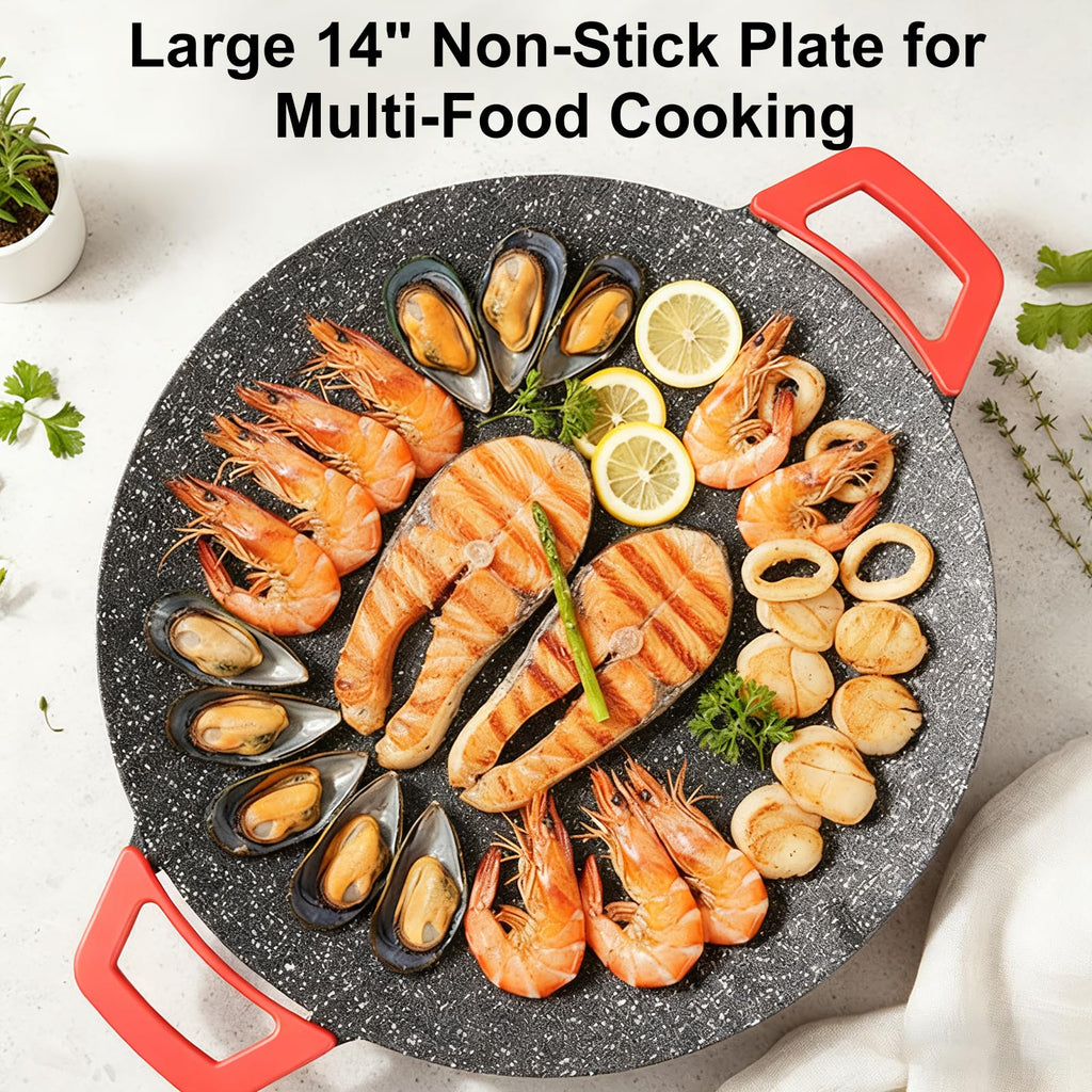 Electric Smokeless Indoor Grill Nonstick Griddle