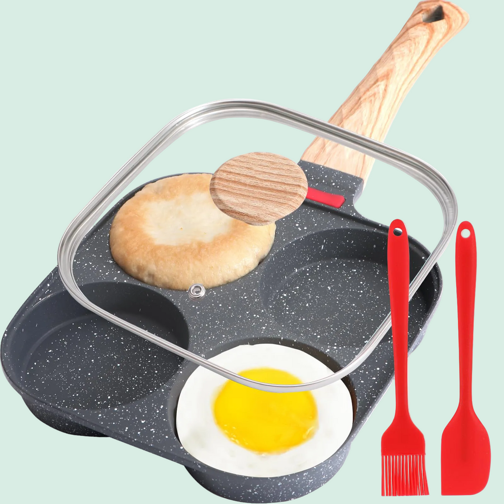 4-Cup Nonstick Egg Frying Pan