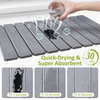 Large Stone Dish Drying Mat for Kitchen Counter