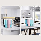 Acrylic Coffee Syrup Rack & Tumbler Organizer