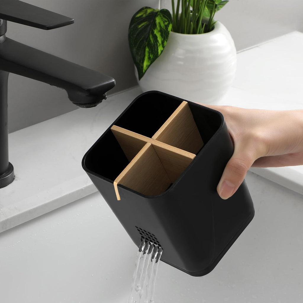 Toothbrush Holders Drainage for Bathrooms