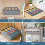 Sock Drawer Organizer Divider Underwear Organizer (2PCS)