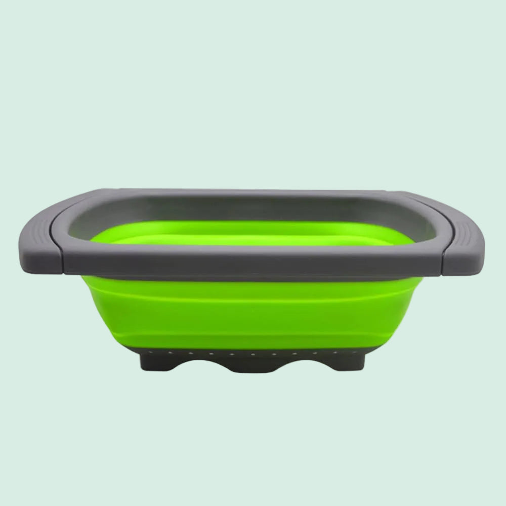 Collapsible Over Sink Colander Strainer