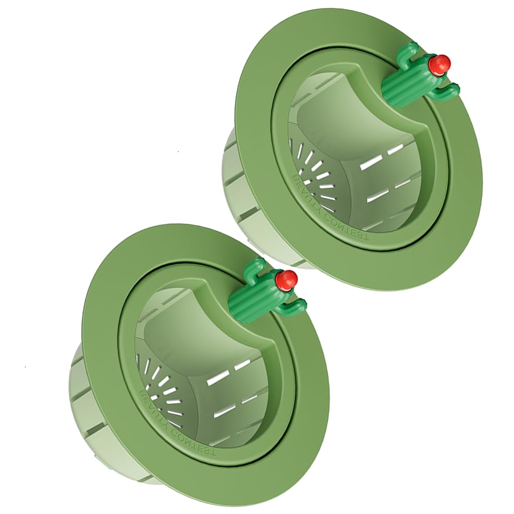 2PCS Cactus Kitchen Sink Drain Strainer Basket