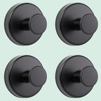 4PCS Suction Cup Shower Hooks Stainless Steel