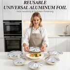 50pcs Reusable Aluminum Foil Food Cover