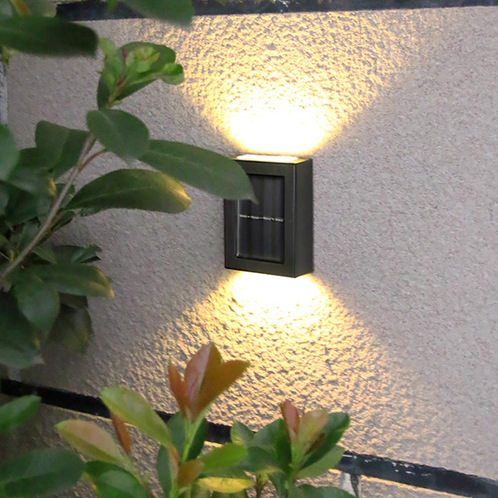 Waterproof Solar Powered Outdoor Patio Wall Decor Light (2PCS)