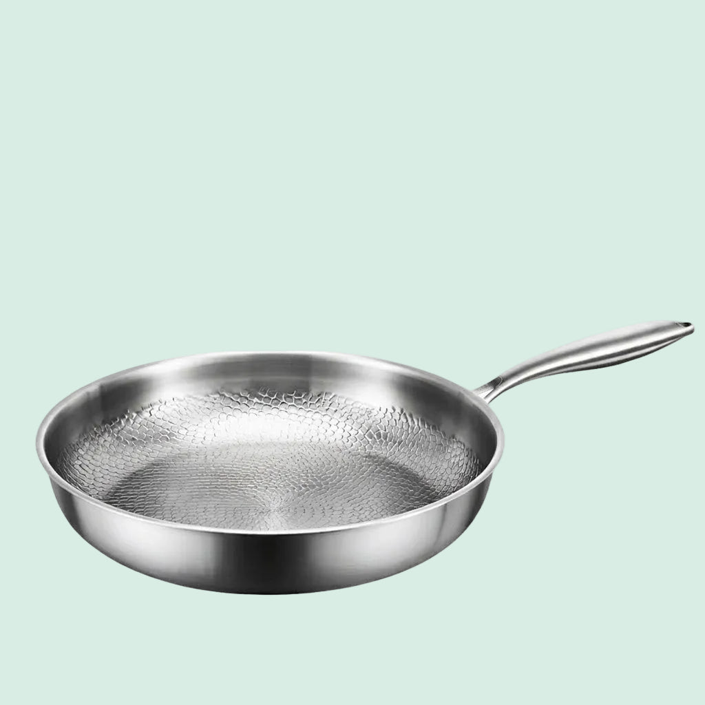 Titanium Nonstick Frying Pan with Fish Scale Pattern