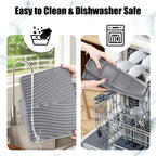 Silicone Dish Drying Mat for Kitchen Counter