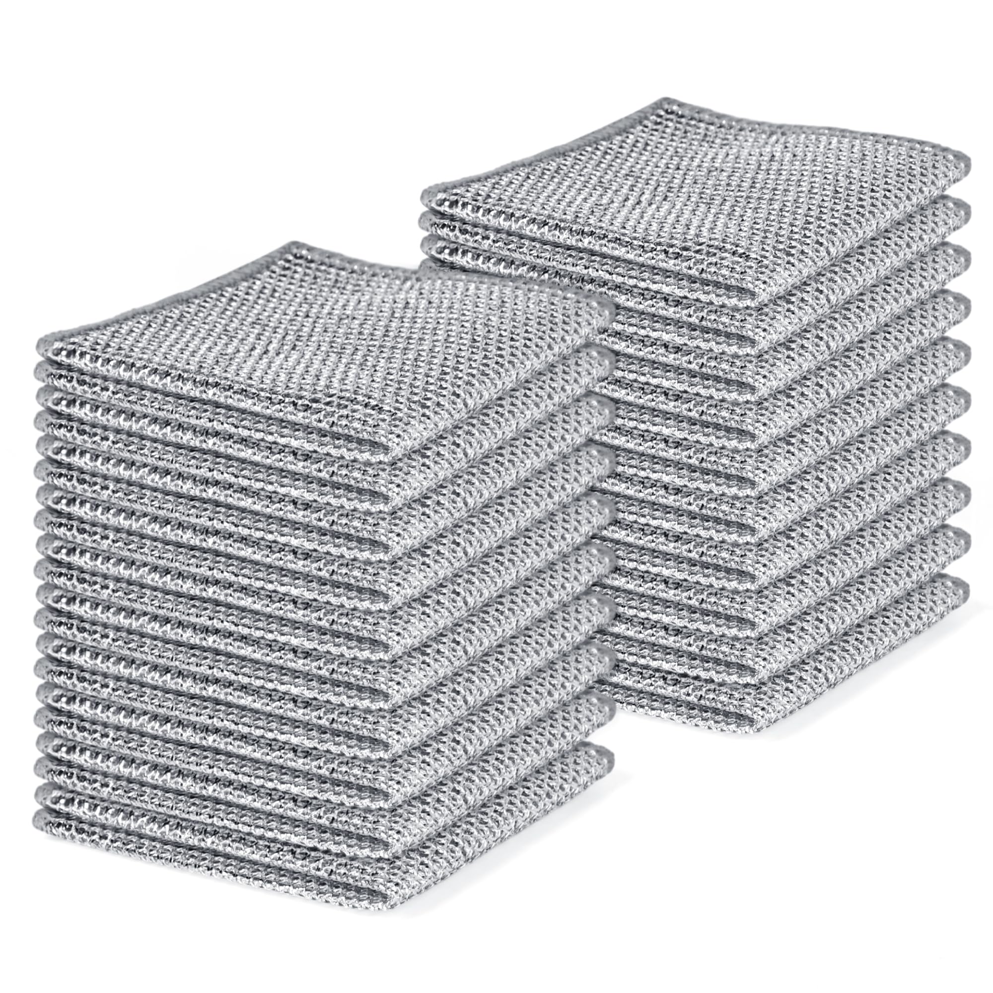 10PCS Non-Scratch Steel Wool Dishcloth Set
