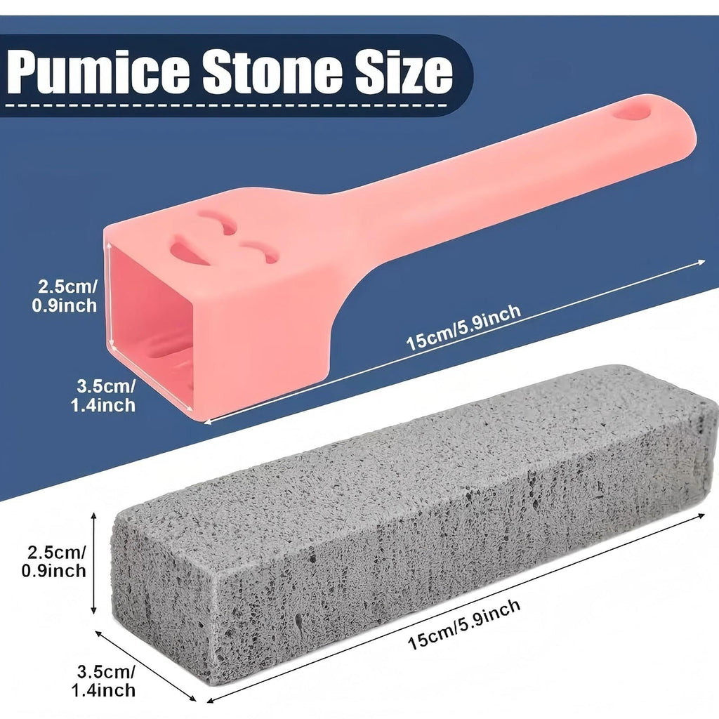 6PCS Pumice Stone Toilet Cleaner with Handle