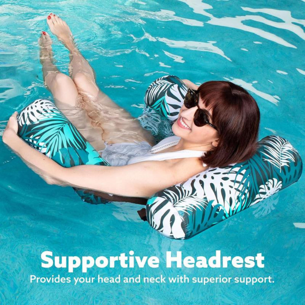 Inflatable Water Hammock Floating Pool Lounger