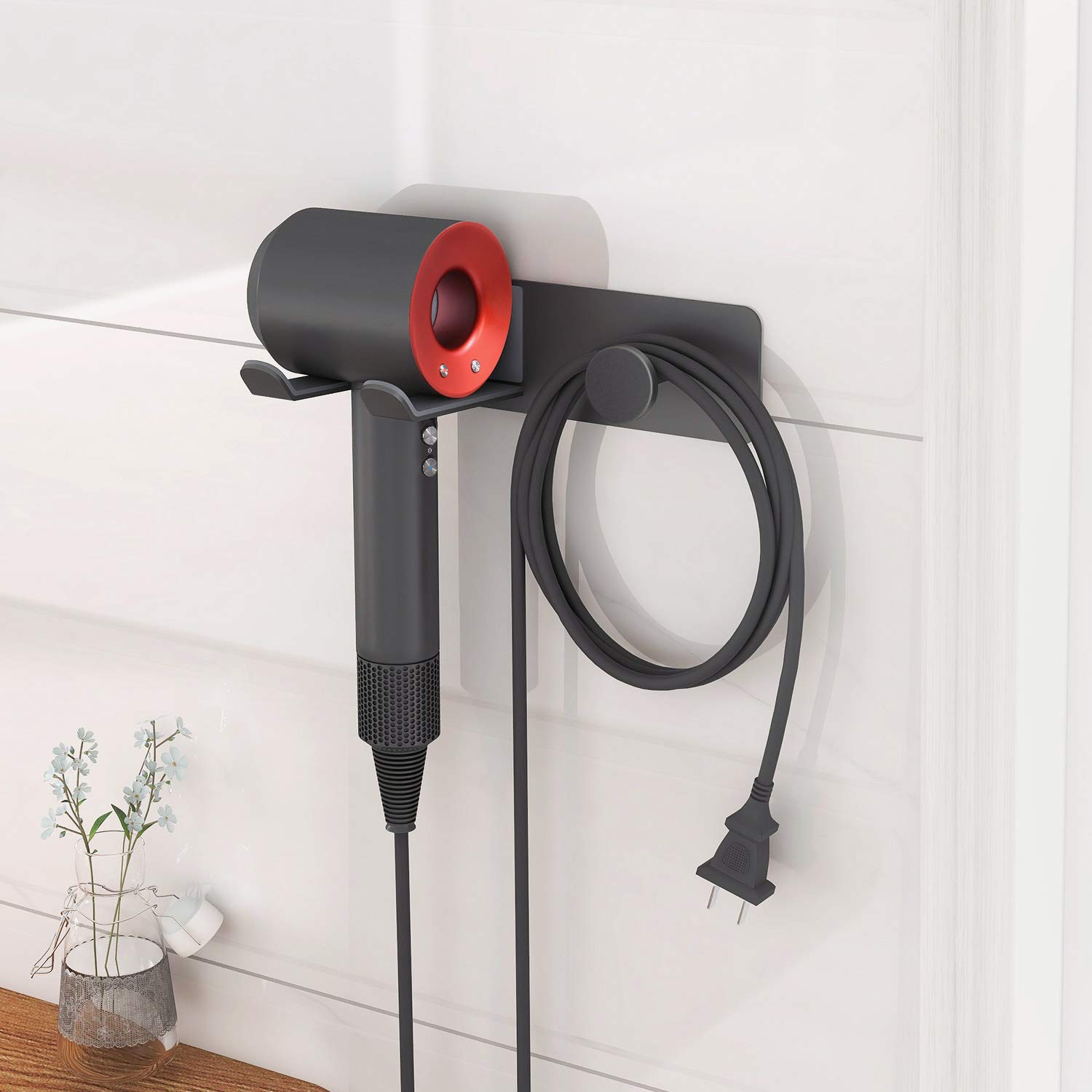 Hair Dryer Holder Wall Mounted