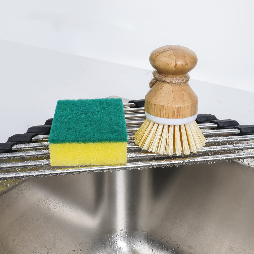 Triangle Roll-Up Dish Drying Rack