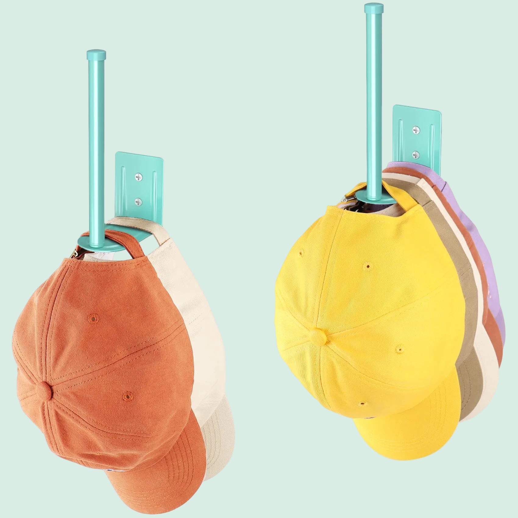 2 Pack Hat Racks for Baseball Caps