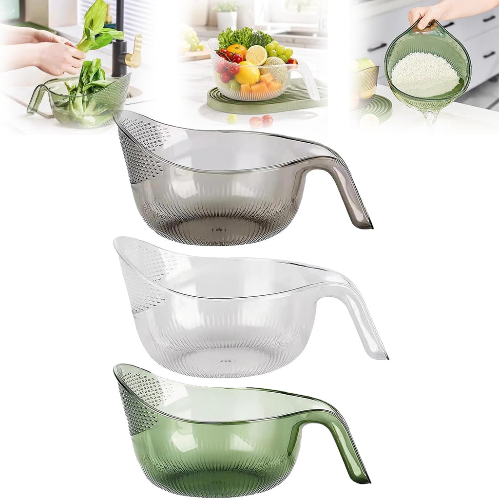 Acrylic Rice Washing & Drain Basket