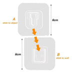 Double-Sided Adhesive Wall Hooks