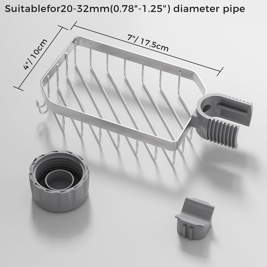 Stainless Steel Over Faucet Sponge Holder