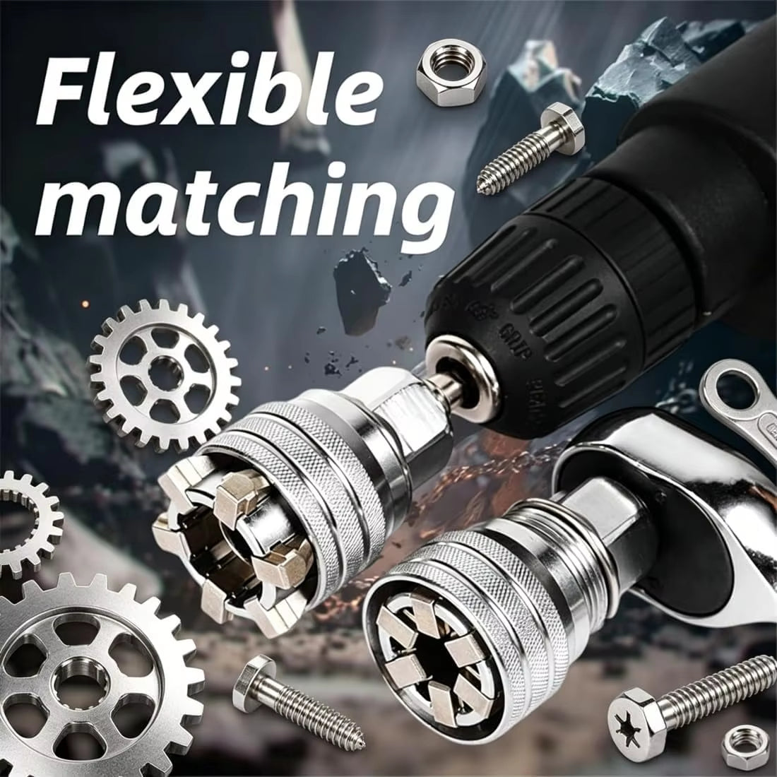 Multi-Function Universal Socket Wrench Tool
