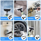 Handheld Pressurized Steam Cleaner with 12 pcs Accessories