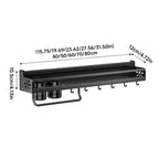 Metal Kitchen Shelf No-Drill Drain Rack