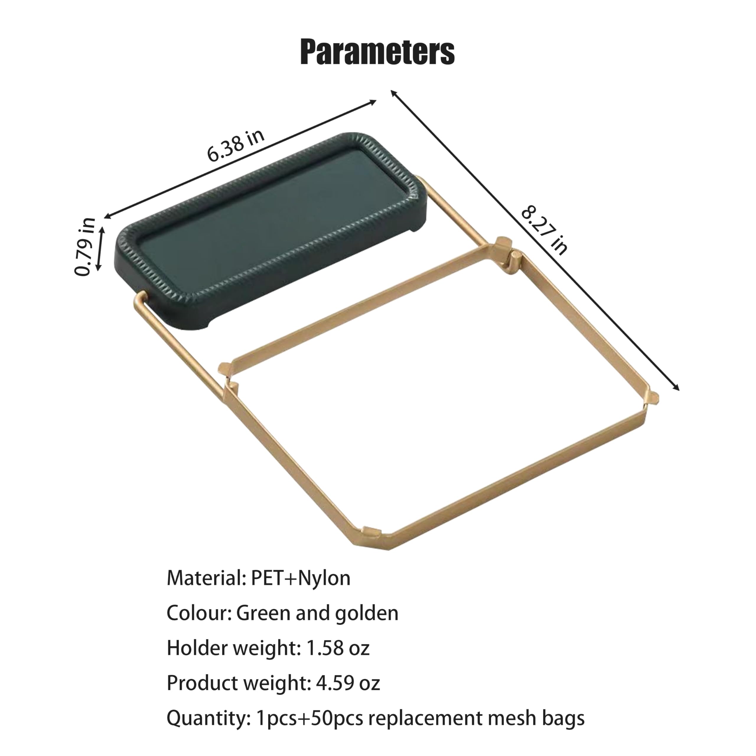 Kitchen Residue Filter Screen Holder (Includes 100 nets)