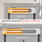 Adjustable Telescopic Sink Caddy Sponge Holder