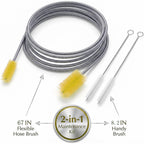67" Flexible Drain Brush Set