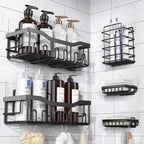 5 Pack Rustproof Stainless Steel Bath Organizers