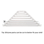 Triangle Roll-Up Dish Drying Rack