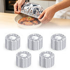 50pcs Reusable Aluminum Foil Food Cover