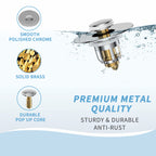 Universal 2 in 1 Bathroom Sink Stopper