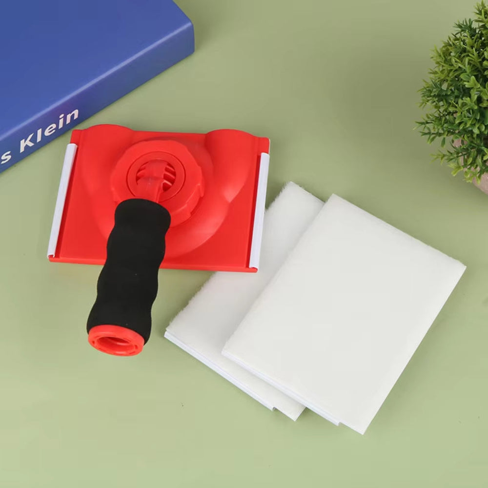 Professional Latex Paint Edger Brush with Two Replace Pads