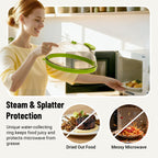 Microwave Splatter Cover with Water Steamer