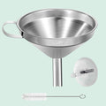 Stainless Steel Kitchen Funnel for Filling Bottles, Transferring Liquid, Oil, Juice, Milk