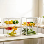 4-Tier Acrylic Bakery Display Case Bread Storage Box