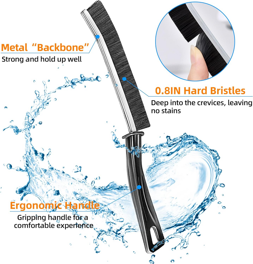 Crevice Cleaning Brush, Hard-Bristled Crevice Cleaning Brush, New Multifunctional Gap Cleaning Brush Tool
