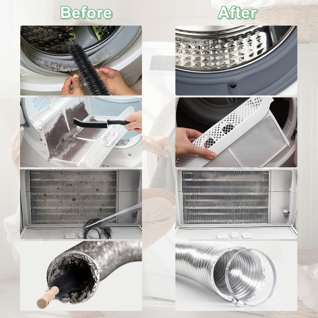 5 Pcs Dryer Vent Cleaner Kit