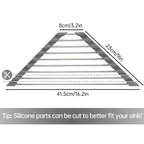Triangle Roll-Up Dish Drying Rack