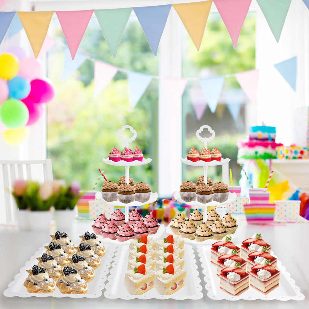 6PCS Dessert Table Display & Cupcake Stand Set