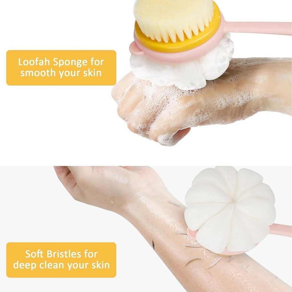 Long Handle Soft Body Shower Brush