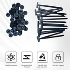 100PCS Reusable Nylon Cable Tie Buckles