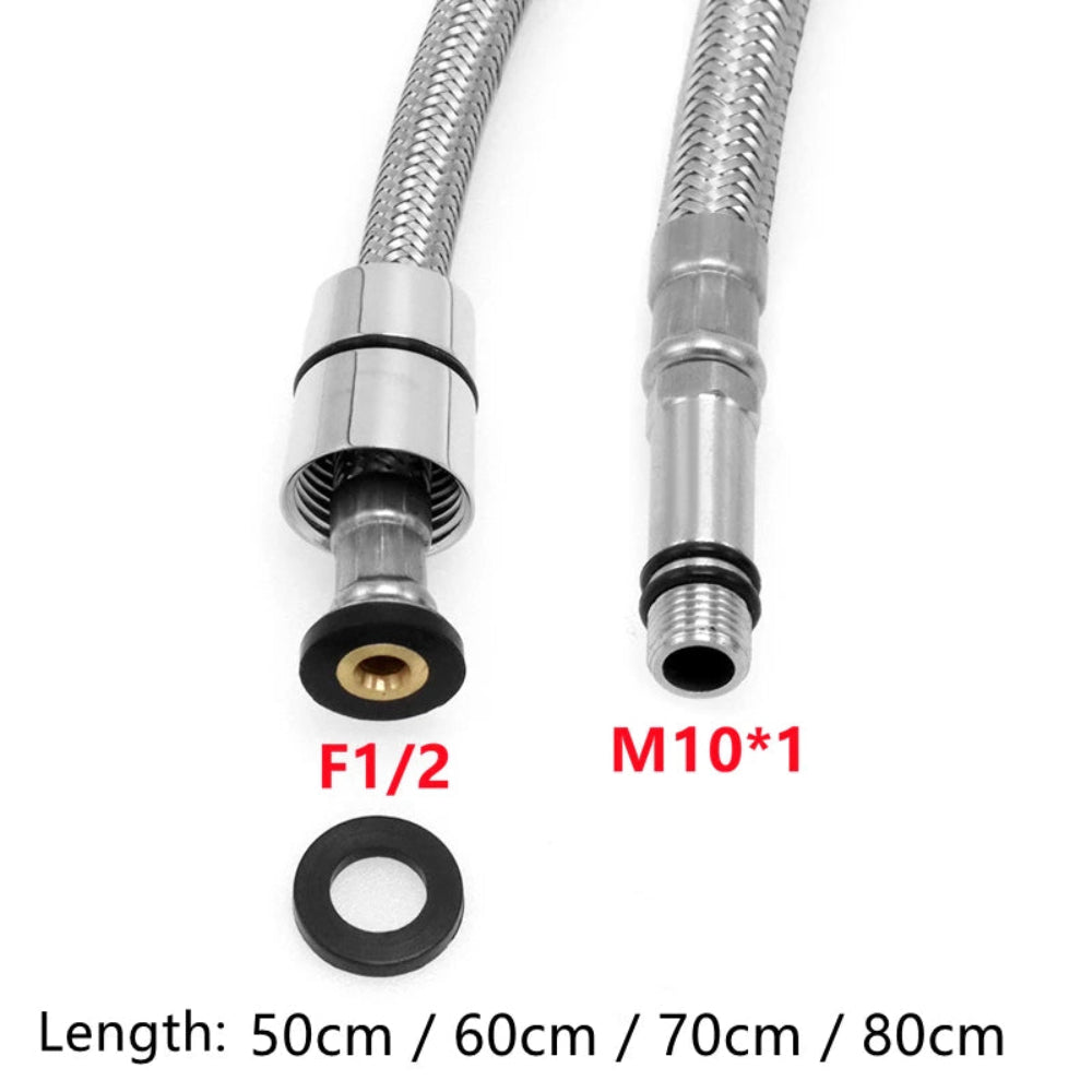 Stainless Steel Pull-Out Faucet Replacement Hose
