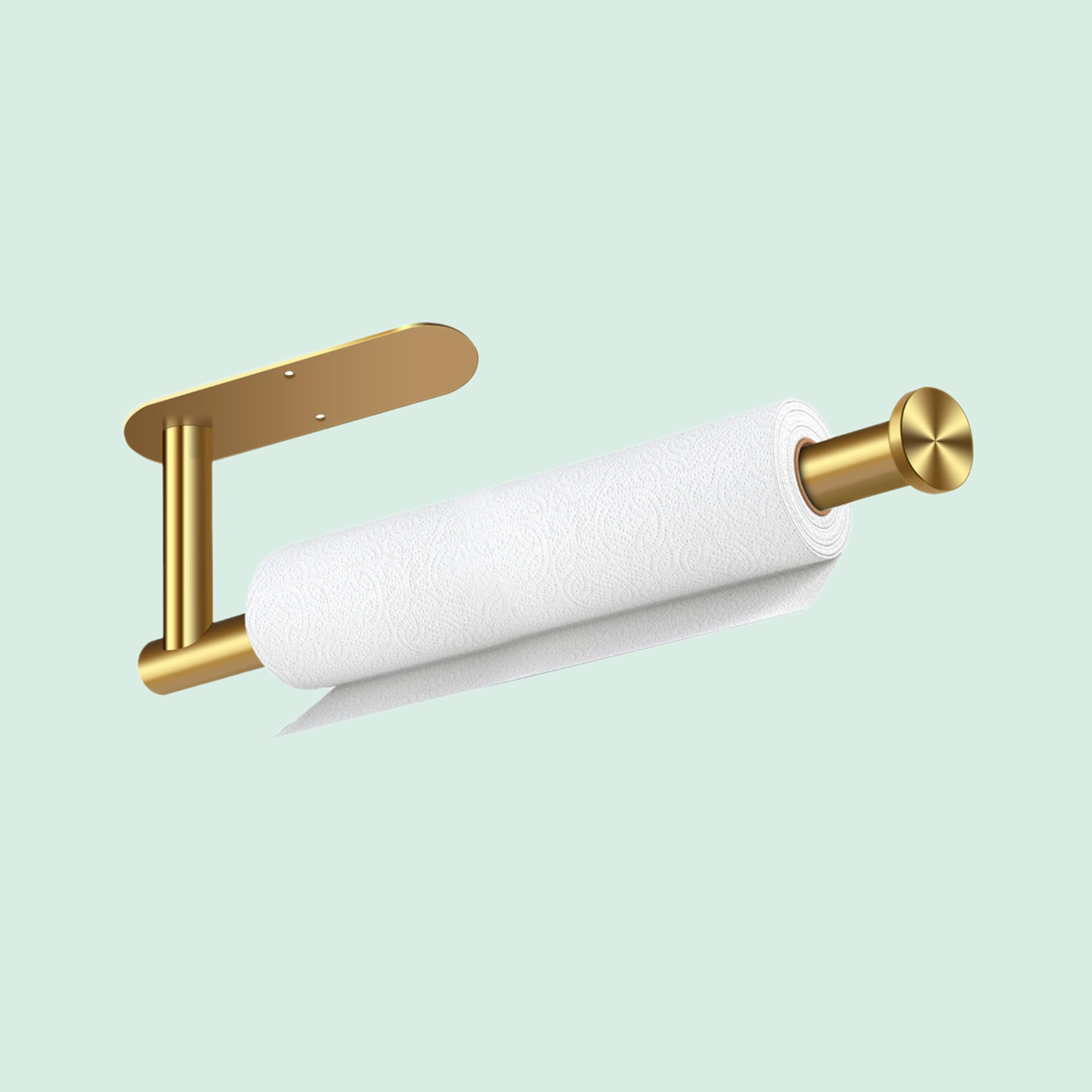 Stainless Steel Under Cabinet Paper Towel Holder