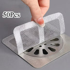 Shower Drain Hair Catcher Mesh Stickers