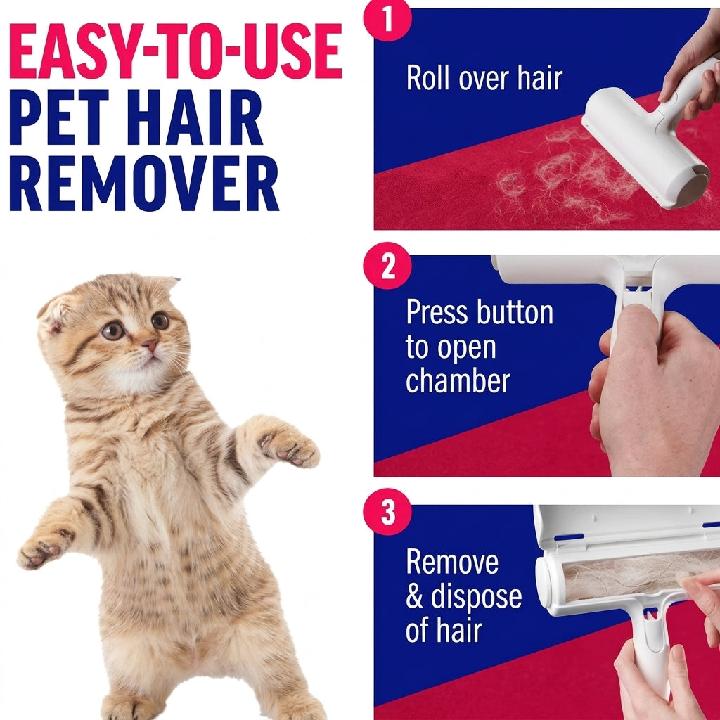 Lint Remover Brush for Couch, Carpet, Furniture and Car Seats