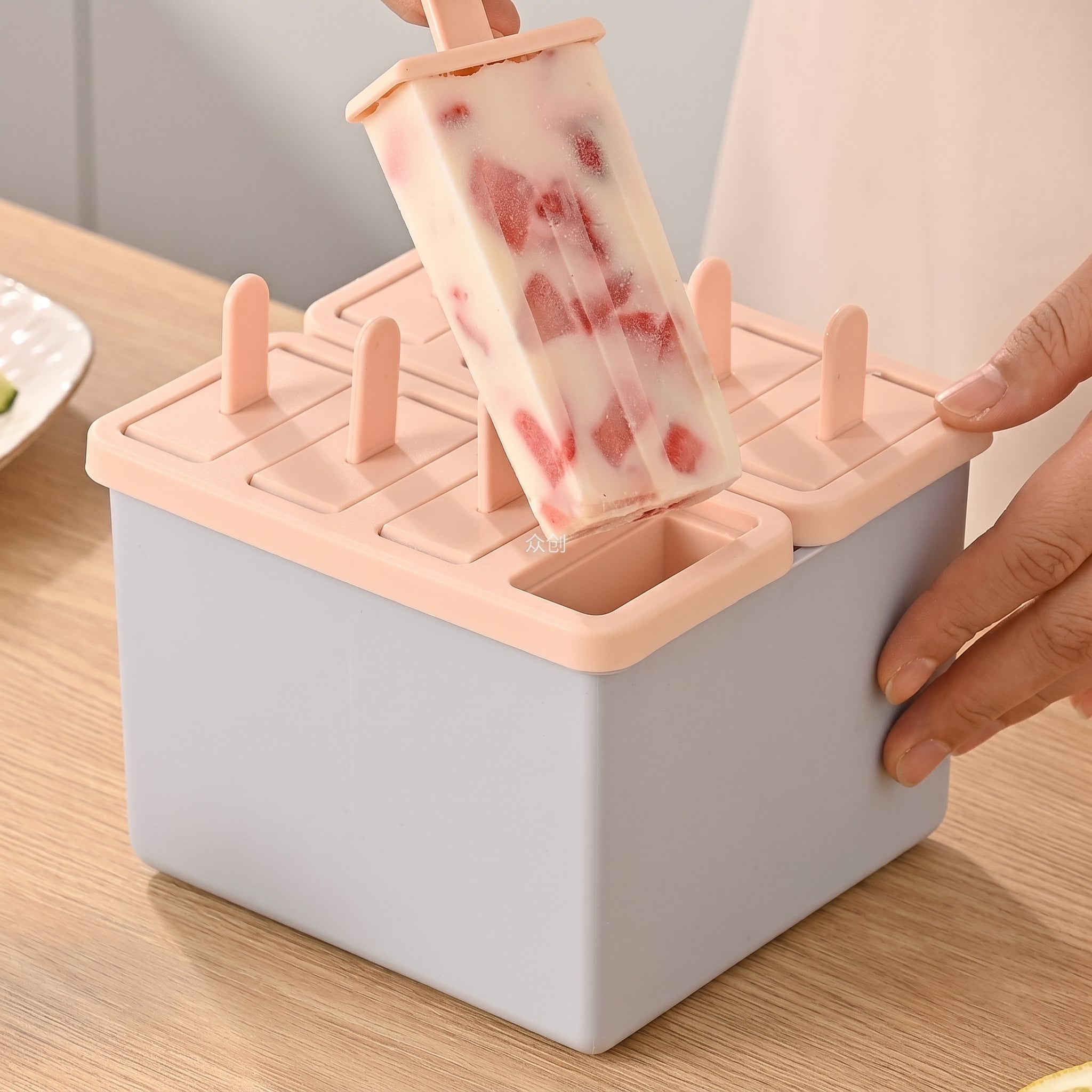 Popsicle Mold with Lid Homemade Ice Cream Maker