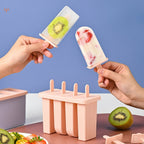 Popsicle Mold with Lid Homemade Ice Cream Maker