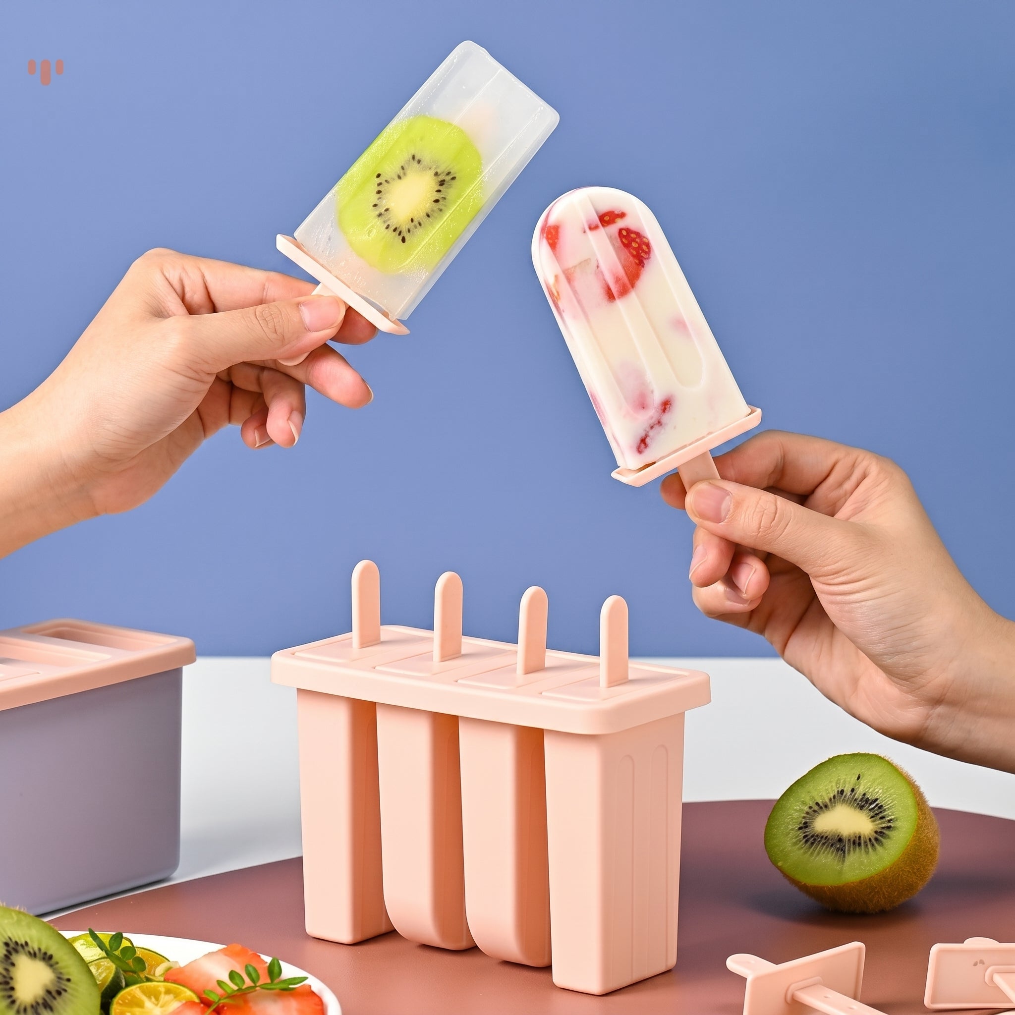 Popsicle Mold with Lid Homemade Ice Cream Maker