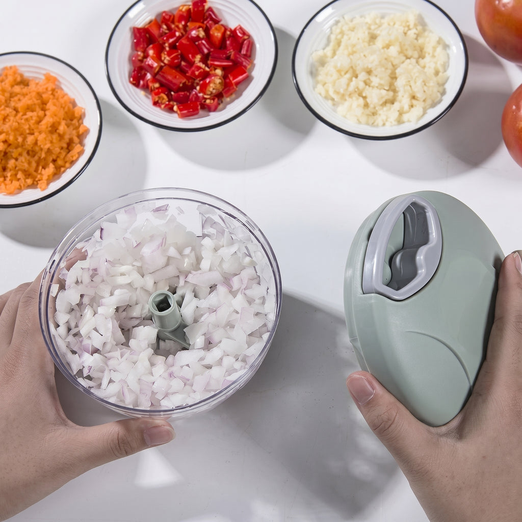 Manual Food Chopper Vegetable & Garlic Cutter